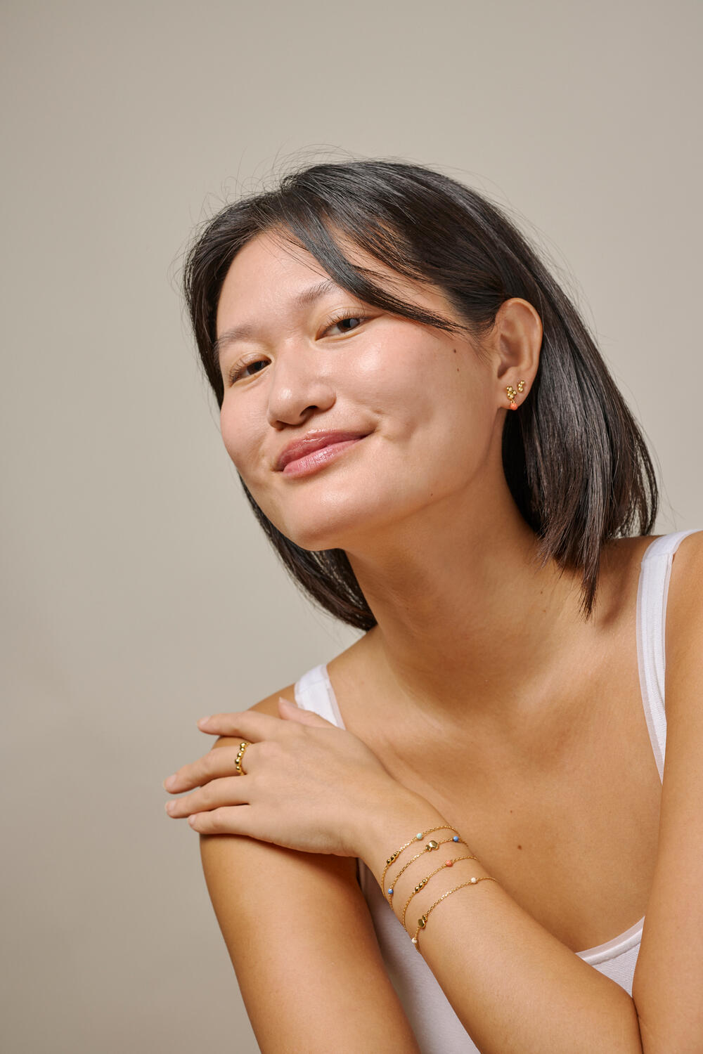 Nara armbånd - Light Coral